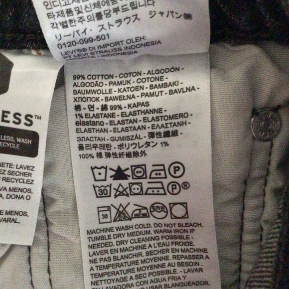 Womens Levi’s 501 Cut off Jean Shorts - Picture 4 of 7